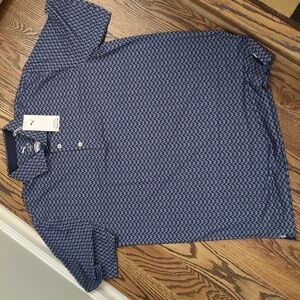 Men's Puma Patterned Golf Shirt Size L